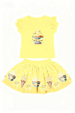 Load image into Gallery viewer, NEW SS26 Giorgio Bambini Cupcake Skirt Set YELLOW