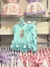 Load image into Gallery viewer, NEW SS26 Giorgio Bambini Ice Cream Leggings Set TURQUOISE