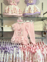 Load image into Gallery viewer, NEW SS26 Giorgio Bambini Carousel Leggings Set PINK