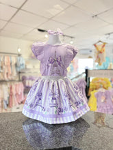 Load image into Gallery viewer, NEW SS26 Giorgio Bambini Eiffel Tower Skirt Set LILAC
