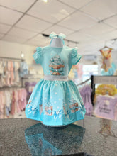 Load image into Gallery viewer, NEW SS26 Giorgio Bambini Cupcake Skirt Set TURQUOISE