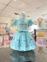 Load image into Gallery viewer, NEW SS26 Giorgio Bambini Carousel Skirt Set TURQUOISE