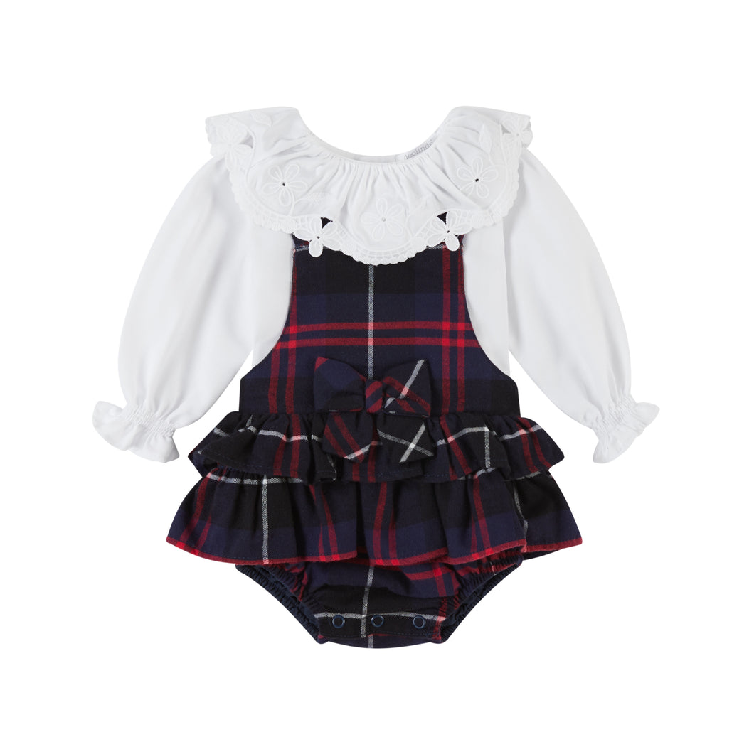 NEW AW23 Deolinda Chicago Tartan Romper Outfit 236703