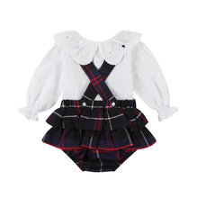 Load image into Gallery viewer, NEW AW23 Deolinda Chicago Tartan Romper Outfit 236703