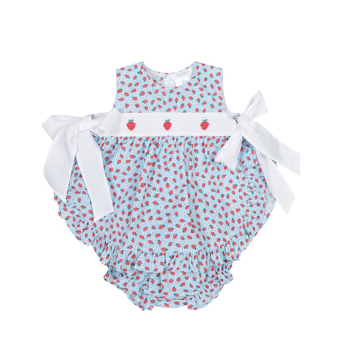 NEW SS24 Deolinda Picnic Strawberry Dress and Bloomers 24301