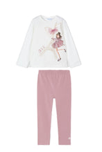 Load image into Gallery viewer, NEW AW24 Mayoral Paris Leggings Set 4063/717 Rose Pink 26/14