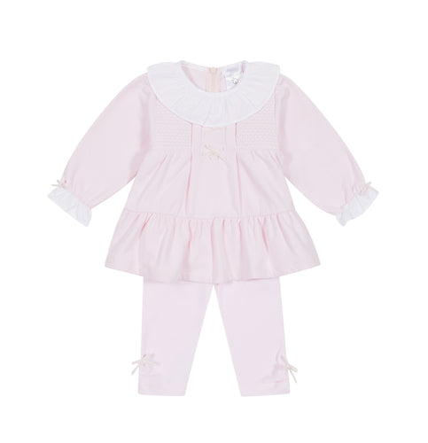 PRE ORDER - NEW AW24 Deolinda Luna Smocked Tracksuit Pink 241303