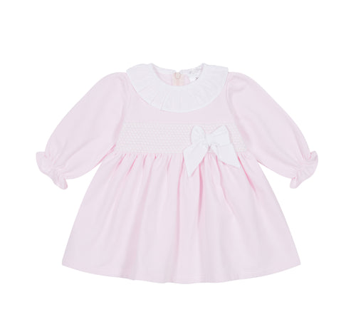 NEW AW24 Deolinda Luna Smocked Dress Pink 24404