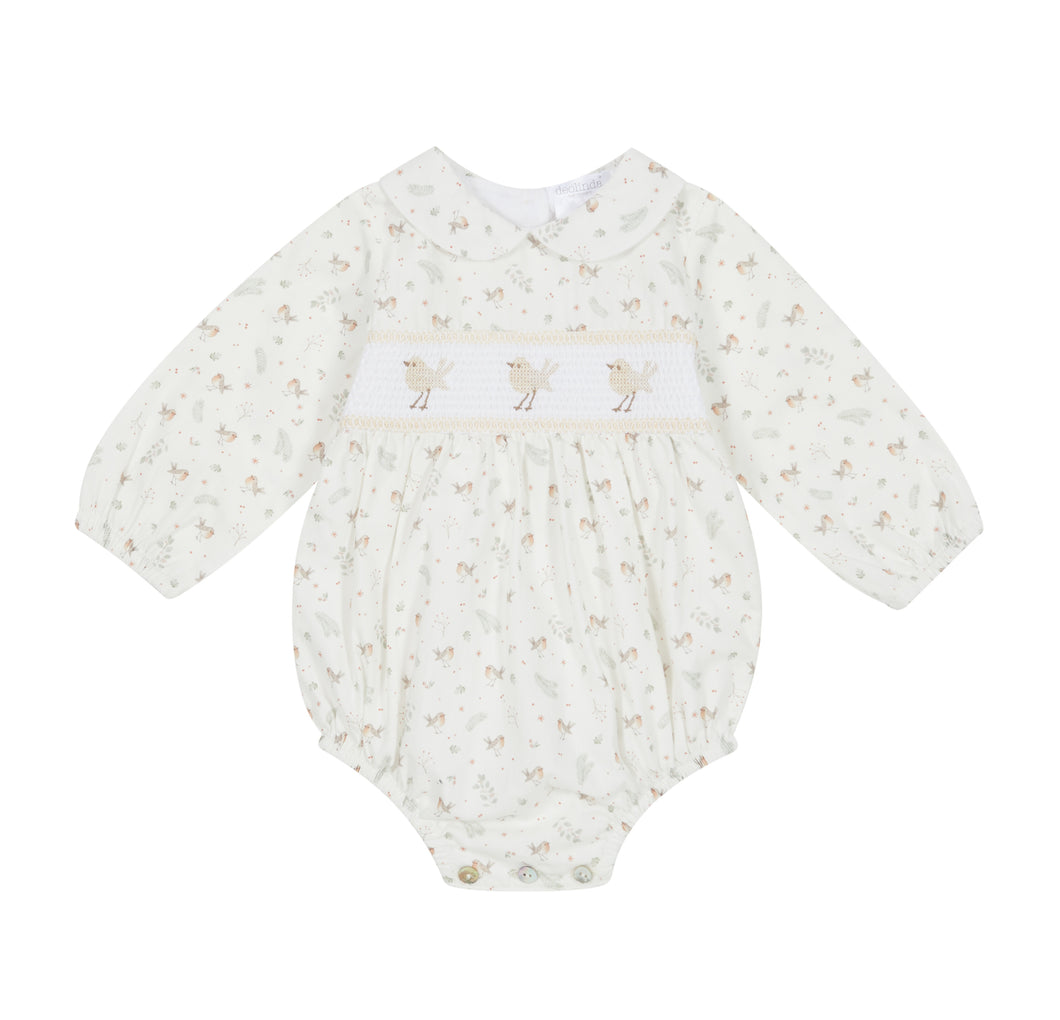 NEW AW24 Deolinda Birdy Smocked Romper 24501