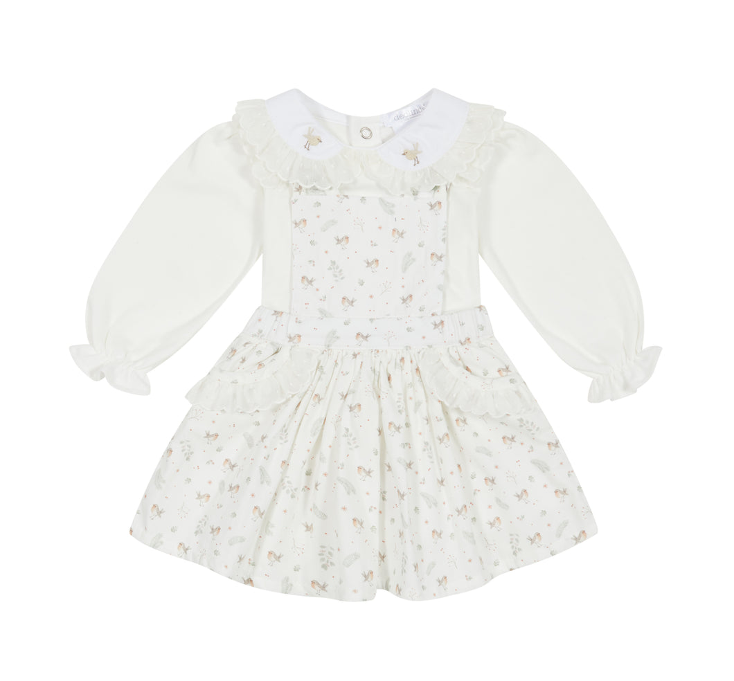 NEW AW24 Deolinda Birdy Pinnafore Dress 241404