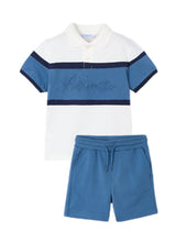 Load image into Gallery viewer, NEW SS25 Mayoral Boys Polo Top Shorts Set 3103/611 Regatta