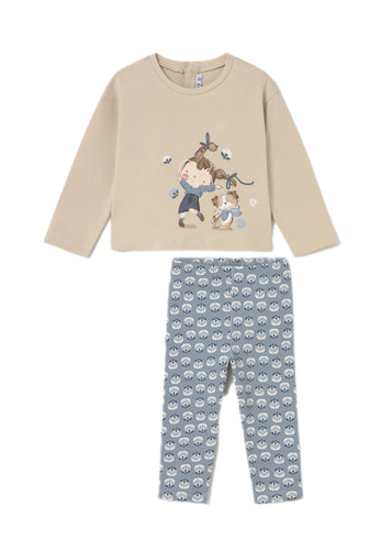 NEW AW25 Mayoral Girls Leggings Set 2082/2737