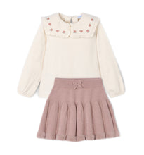 Load image into Gallery viewer, PRE ORDER - NEW AW25 Mayoral Girls Knit Skirt Set 4134/4904 Pink 31/83