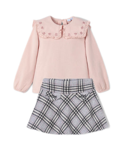 PRE ORDER - NEW AW25 Mayoral Girls Skirt Set 4134/4905 32/88