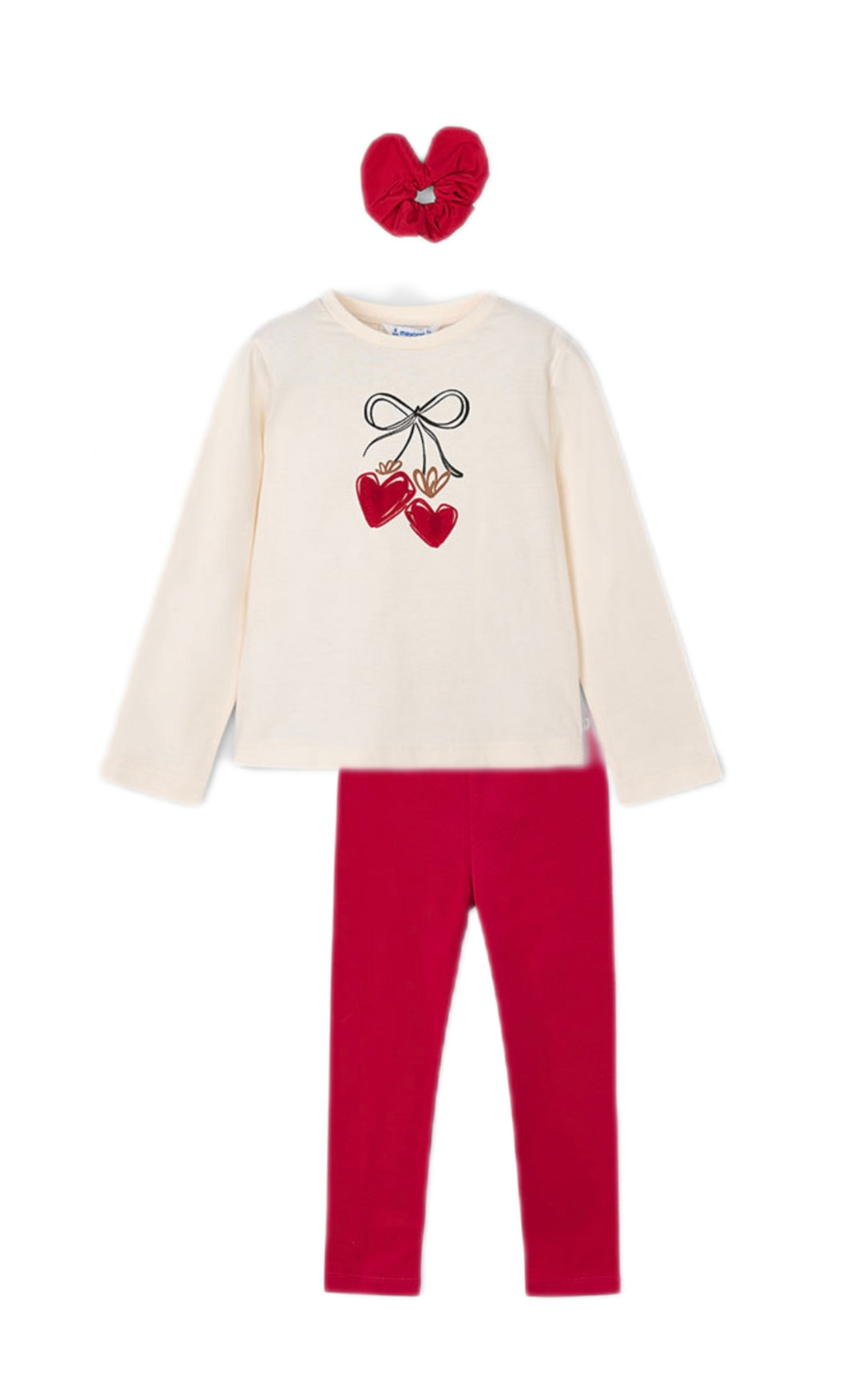 NEW AW25 Mayoral Girls Leggings Set 4008/717 Red 60/69