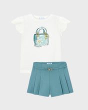 Load image into Gallery viewer, NEW SS26 Mayoral Girls Shorts Set 3002/3220 Mint 52/43