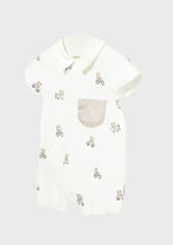 Load image into Gallery viewer, NEW SS26 Mayoral Baby Boys Romper 1715 TEDDY CREAM