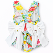 Load image into Gallery viewer, NEW SS26 Fruit Swimming Costume TURQUOISE