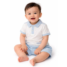 Load image into Gallery viewer, NEW SS26 Boys Blue Shorts Set 471806 BLUE