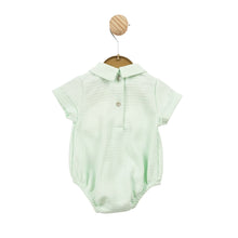 Load image into Gallery viewer, NEW SS24 Mintini Mint Smocked Romper MB5752