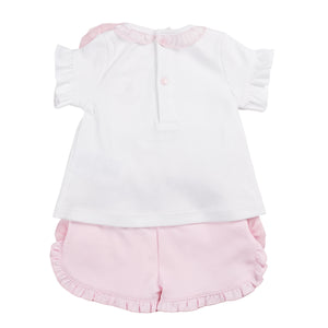 NEW SS25 Mintini Shorts Set white/Pink MB6408