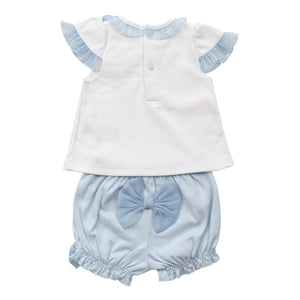 NEW SS25 Mintini Bloomer Set white/Blue MB6494