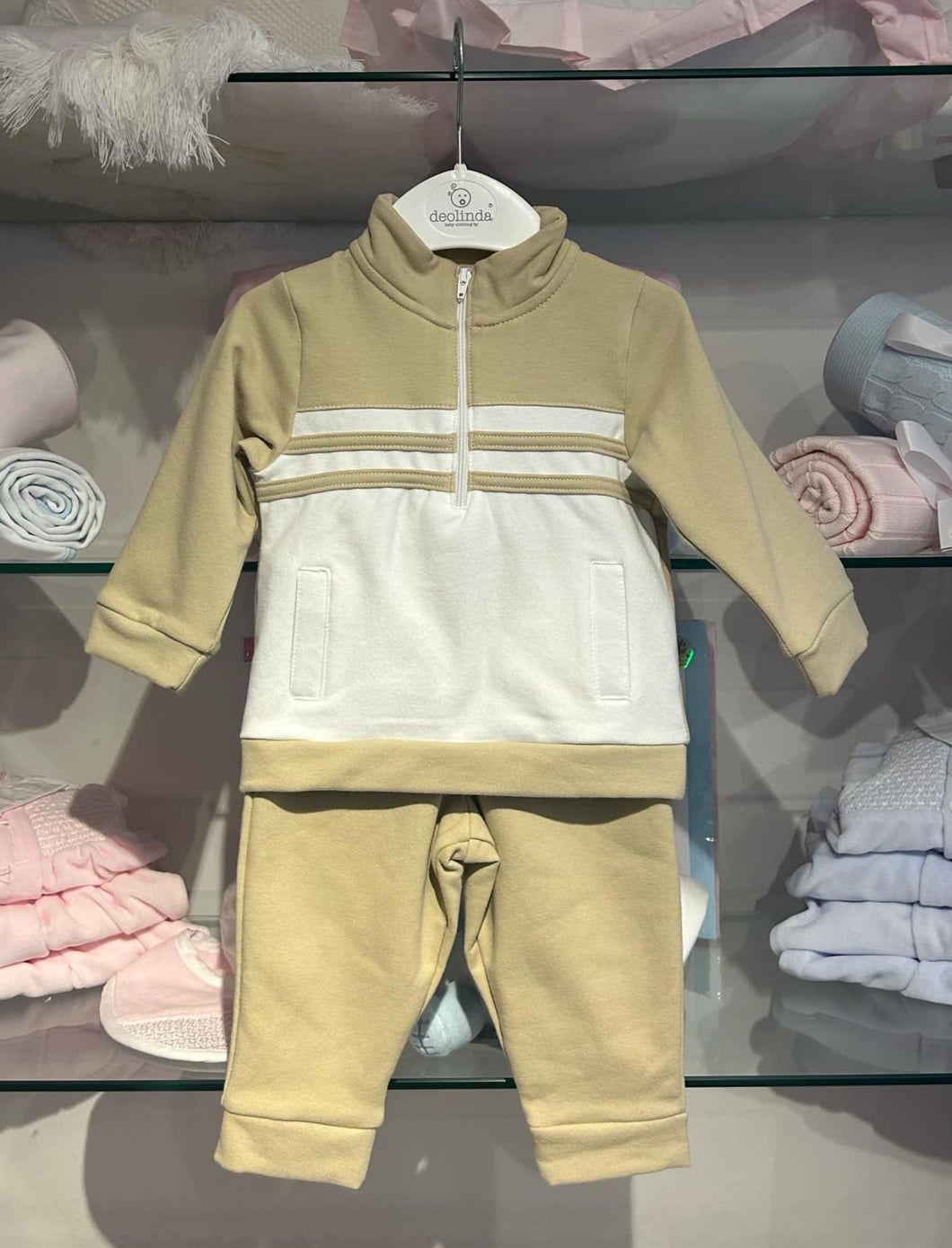 NEW AW24 Deolinda Marty Tracksuit Beige 24909