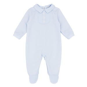 NEW AW24 Pastels & Co Blue Babygrow PA704A