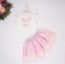 Load image into Gallery viewer, NEW SS24 NeonKids Bow Skirt Set Pink