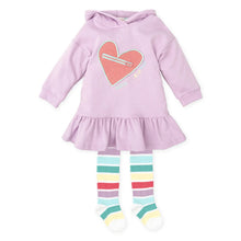 Load image into Gallery viewer, NEW AW24 Agatha Ruiz De La Prada Girls Dress and Tights 9227 LILAC