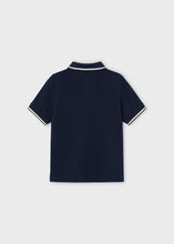 Load image into Gallery viewer, NEW SS24 Mayoral Boys Polo Top and Linen Shorts Set Navy/Stone 73/76 3103/3267