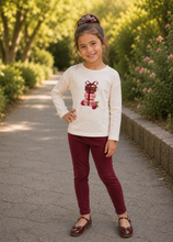 Load image into Gallery viewer, PRE ORDER - NEW AW26 Mayoral Girls Velvet Leggings Set 4028/712 RED/78/82