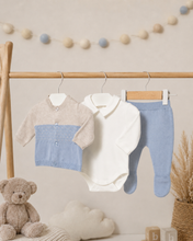 Load image into Gallery viewer, PRE ORDER - NEW AW26 Mayoral Baby Boys 3 Piece Knitted Outfit 2502 BLUE/46