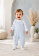Load image into Gallery viewer, NEW AW26 Blues Baby Dungaree Outfit BB3217 BLUE