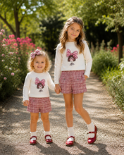 Load image into Gallery viewer, PRE ORDER - NEW AW26 Mayoral Girls Tweed Shorts Set 4034/4230 CRYSTAL/26/39