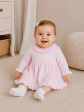 Load image into Gallery viewer, NEW AW26 Blues Baby Smocked Dress BB3207 PINK
