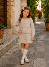 Load image into Gallery viewer, PRE ORDER - NEW AW26 Mayoral Girls Knit Skirt Set 4935 BEIGE/32