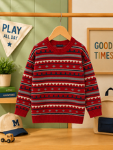 Load image into Gallery viewer, PRE ORDER - NEW AW26 Mayoral Boys Knitted Jumper 4308 RED/27