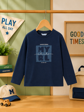 Load image into Gallery viewer, NEW AW26 Mayoral Boys T Shirt 173 NAVY/95