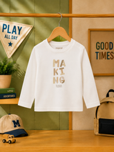 Load image into Gallery viewer, PRE ORDER - NEW AW26 Mayoral Boys T Shirt 108 CREAM/17
