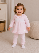 Load image into Gallery viewer, NEW AW26 Blues Baby Smocked Leggings Set BB3208 PINK