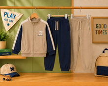 Load image into Gallery viewer, PRE ORDER - NEW AW26 Mayoral Boys 3 Piece Tracksuit 4805 BEIGE/11