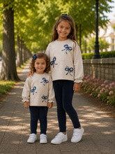 Load image into Gallery viewer, PRE ORDER - NEW AW26 Mayoral Girls Velvet Leggings Set 4739 NAVY/61