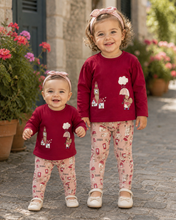 Load image into Gallery viewer, PRE ORDER - NEW AW26 Mayoral Girls Leggings Set with Headband 2780 Red/69