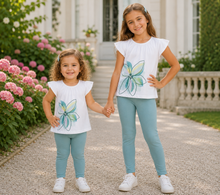 Load image into Gallery viewer, NEW SS26 Mayoral Girls Leggings Set 3723 Mint/21