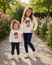 Load image into Gallery viewer, PRE ORDER - NEW AW26 Mayoral Girls Leggings Set 4003/717 NAVY/66/86