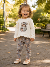 Load image into Gallery viewer, PRE ORDER - NEW AW26 Mayoral Girls Leggings Set 2001/2779 CREAM/80/64