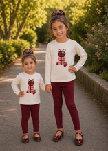 Load image into Gallery viewer, PRE ORDER - NEW AW26 Mayoral Girls Velvet Leggings Set 4028/712 RED/78/82