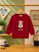 Load image into Gallery viewer, NEW AW26 Mayoral Boys Dog Jumper 2377 RED/85