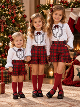 Load image into Gallery viewer, NEW AW26 Girls Beau Kid Tartan Shorts Set